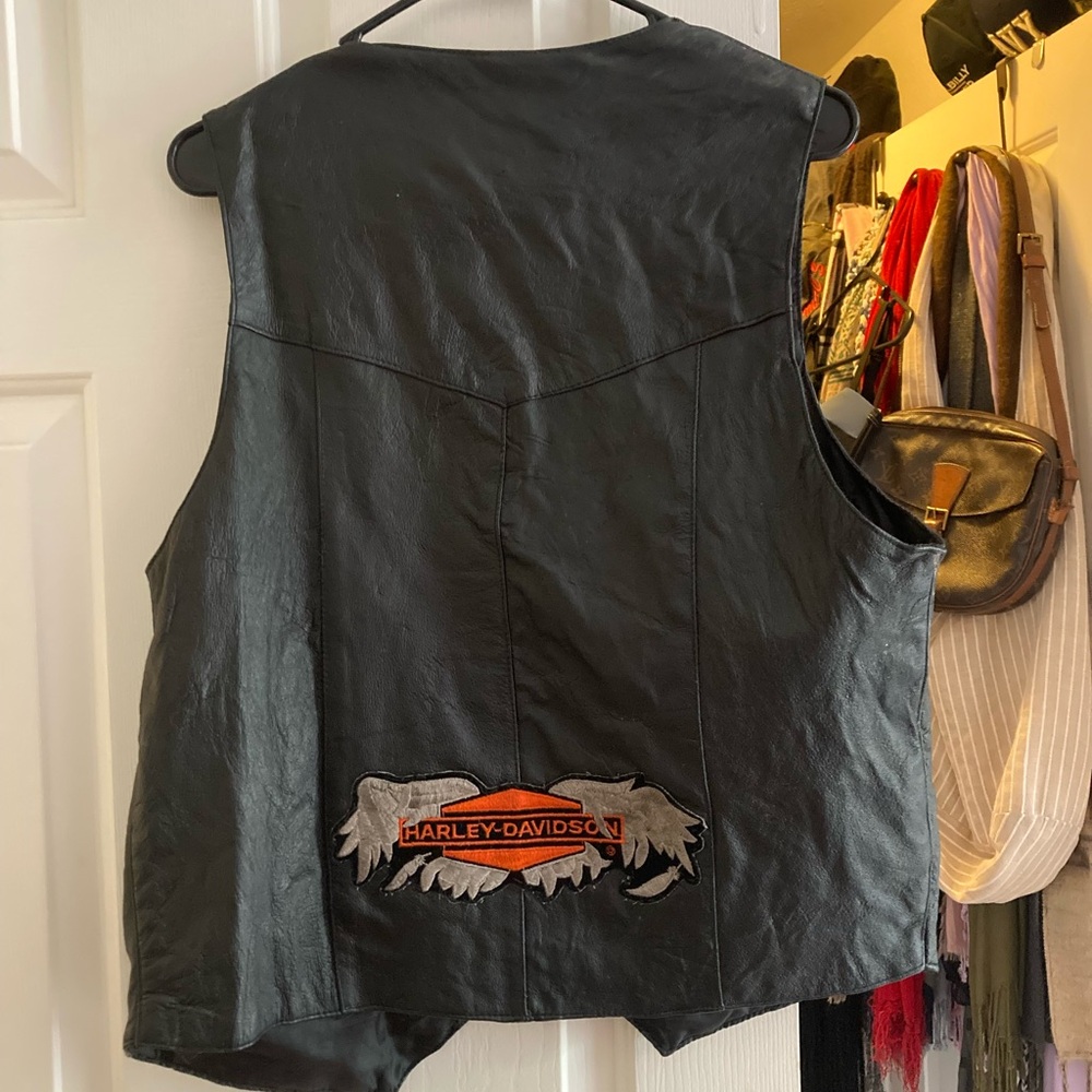Harley-Davidson Black Leather Vest
